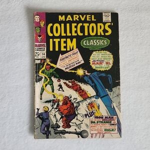 VTG 1968 Marvel Collectors' Item Classics #14 - Fantastic Four, Iron Man, Hulk